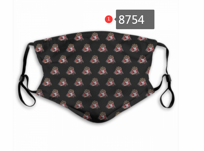 2020 San Francisco 49ers 789 Dust mask with filter->nfl dust mask->Sports Accessory